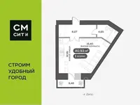 Планировка 1-комн.