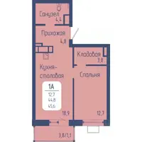 Планировка 1-комн.